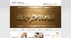 Desktop Screenshot of eco-salon.net